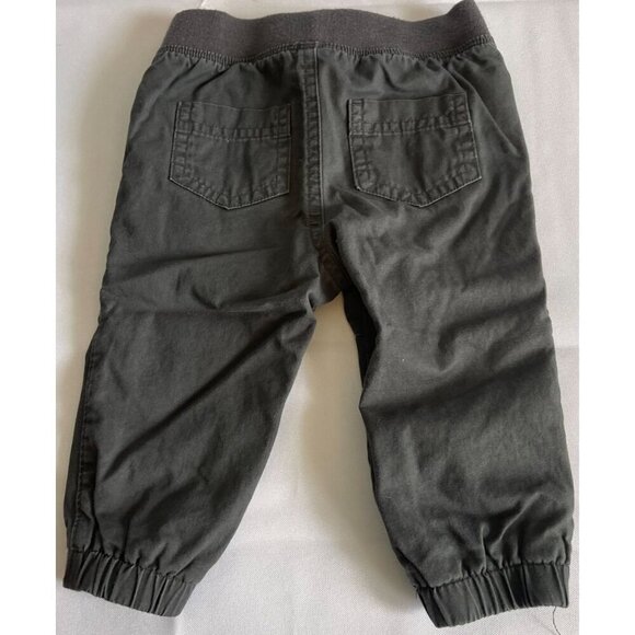 Set of 2 Baby Boy Pants Cargo/Fleece Oshkosh, Cat & Jack Size 6 Months - Picture 3 of 9